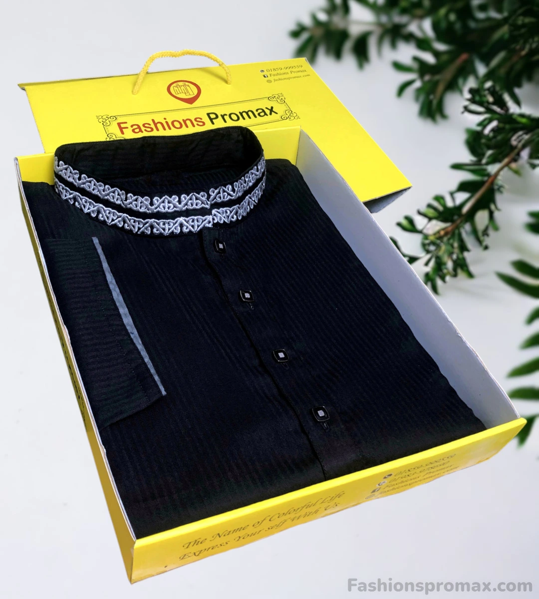 best premium black color panjabi পাঞ্জাবি