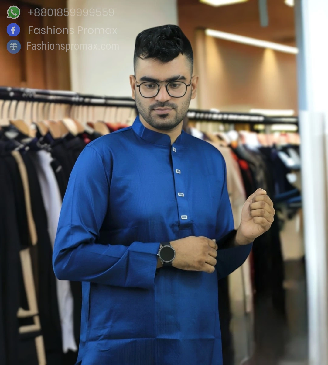 best premium blue coloure panjabi পাঞ্জাবি