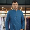 best premium blue panjabi পাঞ্জাবি