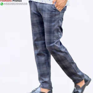 Black-Check-Formal-pant-Slim-Comfort-premium.