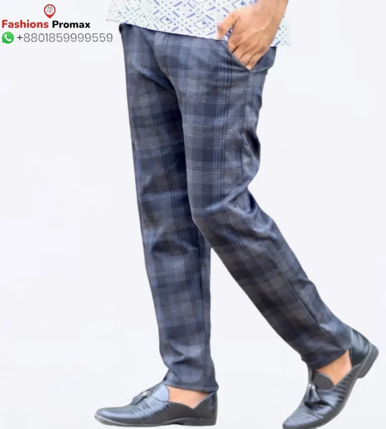 Black Check Formal pant – Slim Comfort & premium