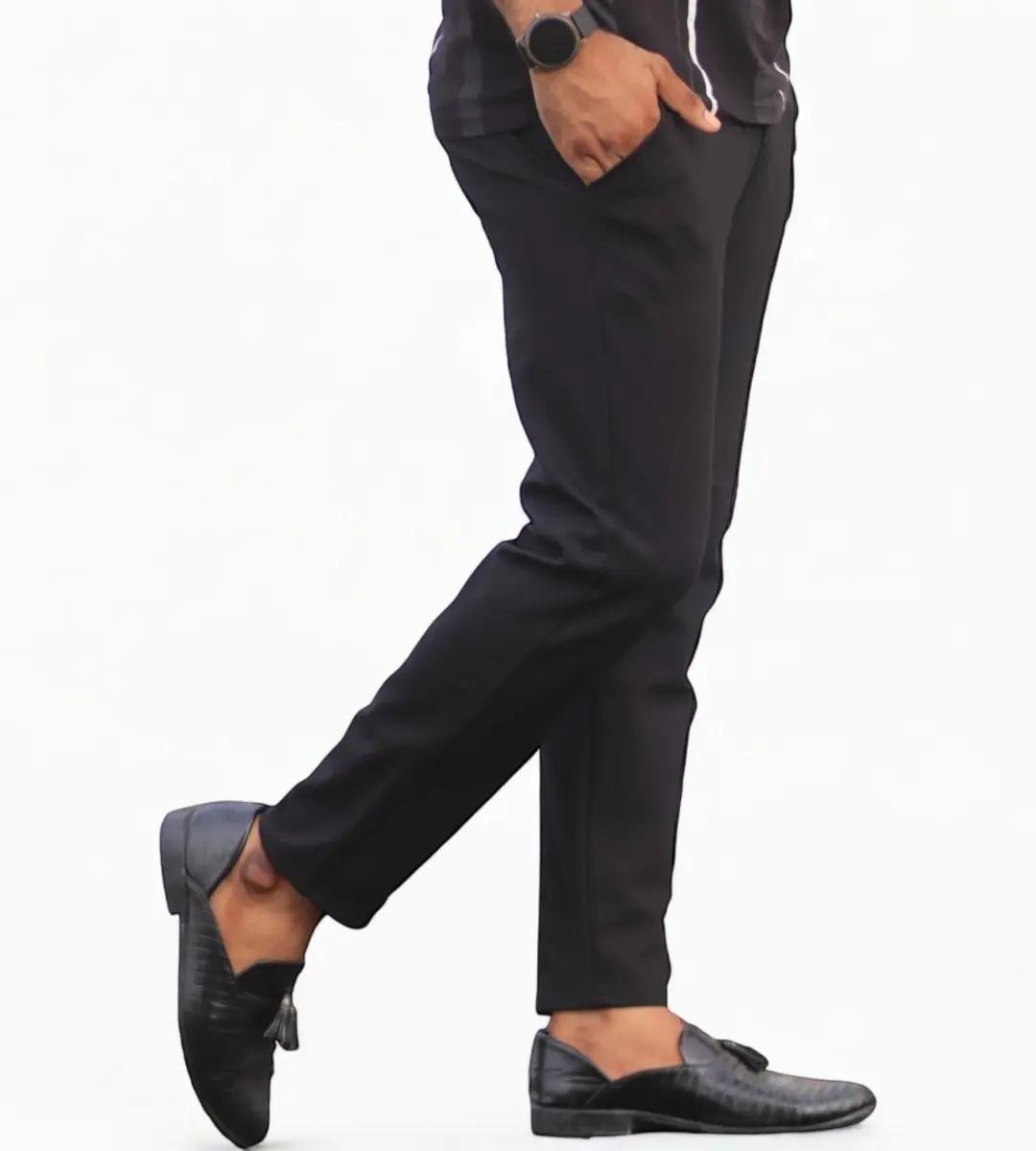 Black-Formal-pant-Slim-Comfort-premium-