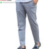 White-Check-Formal-pant-Slim-Comfort-premium-